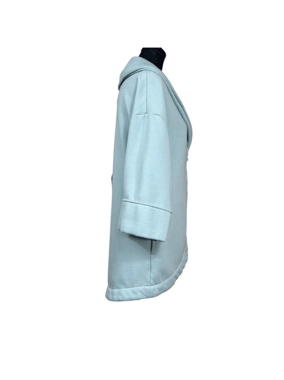 Merona Vintage Pale Blue Car Coat Size L - Picture 2 of 9